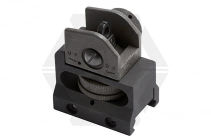 G&G 20mm RIS Rear Sight LR300 Style (Black) - © Copyright Zero One Airsoft