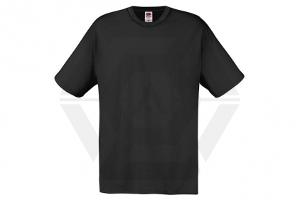 Fruit Of The Loom Original Full Cut T-Shirt (Black) - Size Medium - © Copyright Zero One Airsoft