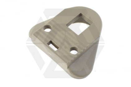 G&G Triangle End Plate for Crane Stock (Tan) - © Copyright Zero One Airsoft