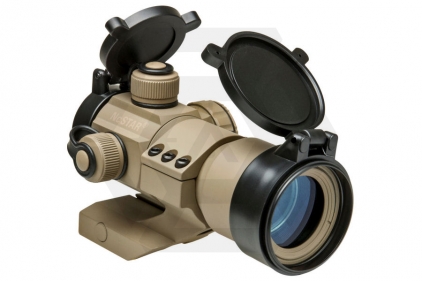 NCS Red/Green/Blue Dot Sight with 20mm Mount (Tan) - © Copyright Zero One Airsoft