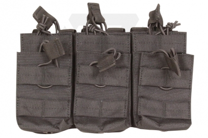 Viper MOLLE Quick Release Stacked Triple Mag Pouch (Black) - &copy; Copyright Zero One Airsoft