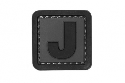 101 Inc PVC Velcro Patch "J" - &copy; Copyright Zero One Airsoft