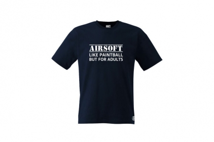 ZO Combat Junkie T-Shirt 'For Adults' (Dark Navy) - Size Small © Copyright Zero One Airsoft