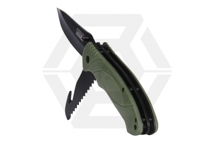 Fosco Bushcraft Knife (Green) - © Copyright Zero One Airsoft