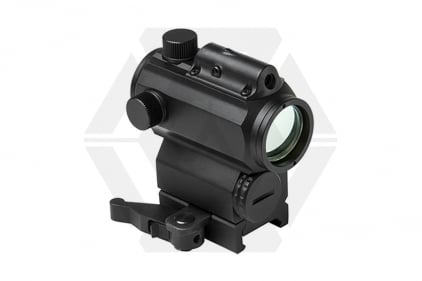 NCS Micro Red/Blue Dot Sight with Integrated Green Laser and High QD Mount - © Copyright Zero One Airsoft