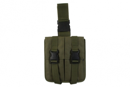 Mil-Force Drop Leg Multi Magazine Pouch for 2x M16 (Olive) - &copy; Copyright Zero One Airsoft