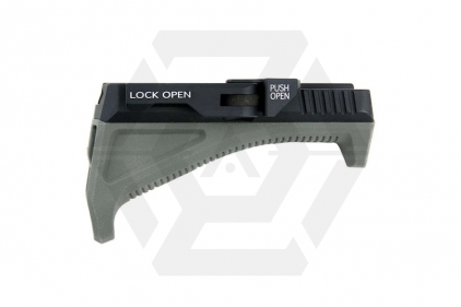 FMA QD Angled Foregrip for RIS (Green) - © Copyright Zero One Airsoft