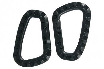 Viper Tactical Carabiner Set of 2 (Black) - &copy; Copyright Zero One Airsoft