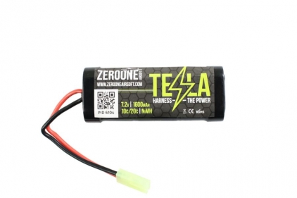ZO Tesla Battery 7.2v 1600mAh NiMH (Mini) - &copy; Copyright Zero One Airsoft