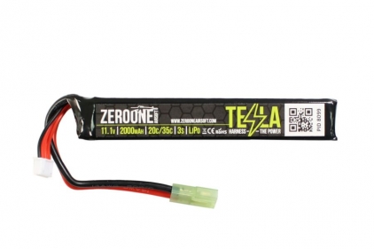 ZO Tesla Battery 11.1v 2000mAh 15C LiPo - © Copyright Zero One Airsoft