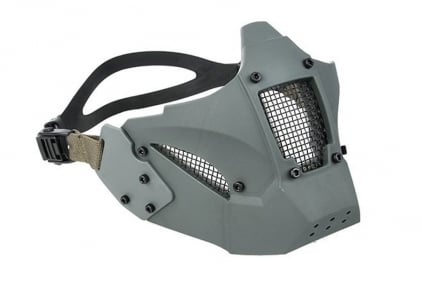 TMC Half Face Mask with Fast Helmet Adaptors (Foliage Green) © Copyright Zero One Airsoft