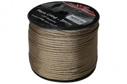 Web-Tex 100m ParaCord Reel (Tan) - &copy; Copyright Zero One Airsoft