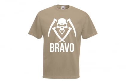 ZO Combat Junkie Special Edition NAF 2018 'Bravo' T-Shirt (Tan) © Copyright Zero One Airsoft