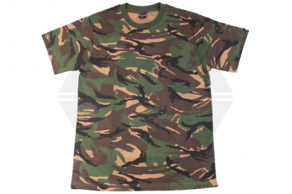 Mil-Com Plain T-Shirt (DPM) - Size Extra Large - © Copyright Zero One Airsoft