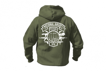 ZO Combat Junkie Special Edition NAF 2018 'Est. 2006' Viper Zipped Hoodie (Olive) - © Copyright Zero One Airsoft