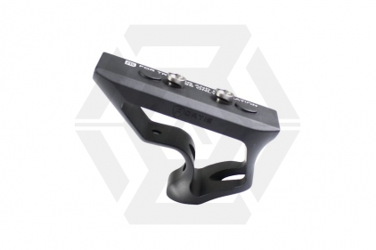 PTS 'Fortis Shift' CNC Aluminium Angled Grip for MLock (Black) - © Copyright Zero One Airsoft