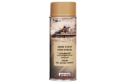 Fosco Army Spray Paint 400ml (Khaki) - &copy; Copyright Zero One Airsoft