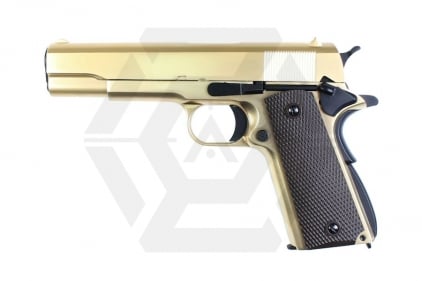 WE GBB 1911 (24k Gold Plated) - © Copyright Zero One Airsoft