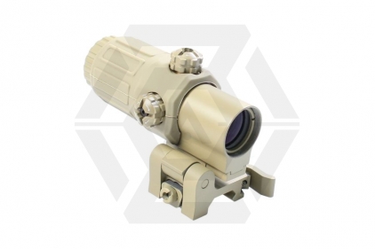 ZO G33 3x Flip-To-Side Magnifier (Dark Earth) - &copy; Copyright Zero One Airsoft