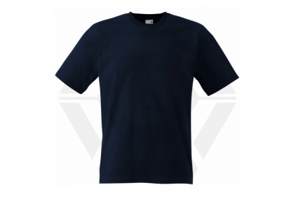 Fruit Of The Loom Original Full Cut T-Shirt (Dark Navy) - Size Extra Large - © Copyright Zero One Airsoft