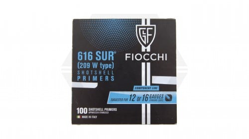 Fiocchi Pack of 100 Blanks .209 Shotgun Primer for Grenades - © Copyright Zero One Airsoft
