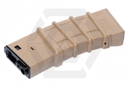 G&G AEG Thermold Mag for M4 450rds (Tan) - &copy; Copyright Zero One Airsoft