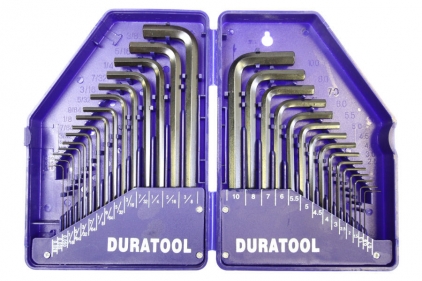 Duratool 30 Piece Hex Key Set - &copy; Copyright Zero One Airsoft
