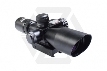 Luger 2.5-10x40E Sniper Reticle with Laser - © Copyright Zero One Airsoft