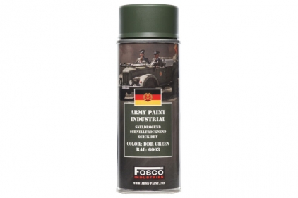 Fosco Army Spray Paint 400ml (DDR Green) © Copyright Zero One Airsoft