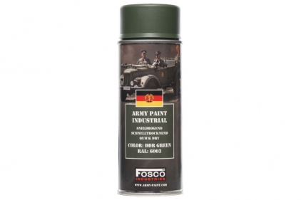 Fosco Army Spray Paint 400ml (DDR Green) - &copy; Copyright Zero One Airsoft