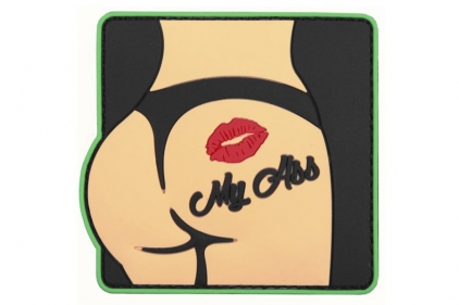101 Inc PVC Velcro Patch "Kiss My Ass" - &copy; Copyright Zero One Airsoft