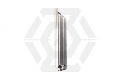 WE GBB Mag for Luger P08 15rds (Silver) - © Copyright Zero One Airsoft