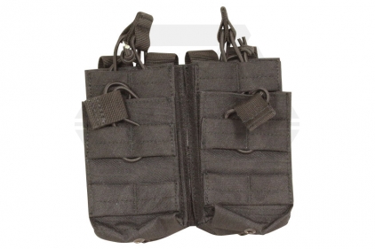 Viper MOLLE Quick Release Stacked Double Mag Pouch (Black) - © Copyright Zero One Airsoft