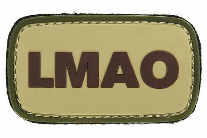 101 Inc PVC Velcro Patch "LMAO" - &copy; Copyright Zero One Airsoft