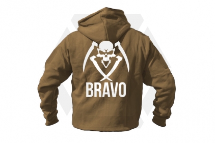 ZO Combat Junkie Special Edition NAF 2018 'Bravo' Viper Zipped Hoodie (Coyote Tan) - © Copyright Zero One Airsoft