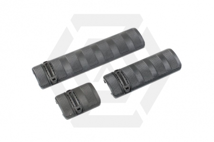101 Inc Battle Rail Cover Set (Black) - &copy; Copyright Zero One Airsoft