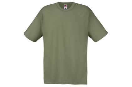 Fruit Of The Loom Original Full Cut T-Shirt (Classic Olive) - Size Large - © Copyright Zero One Airsoft