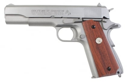 KWC/Cybergun CO2BB Colt Government 1911 Mark IV Series '70 (Silver) - © Copyright Zero One Airsoft