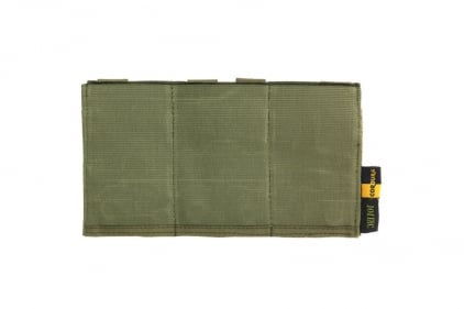 101 Inc MOLLE Elastic Triple M4 Mag Pouch (Olive) - © Copyright Zero One Airsoft