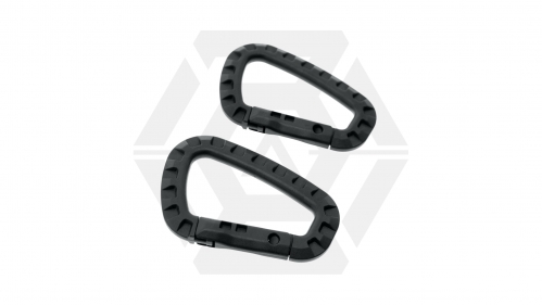 ZO Tactical Carabiner (Pack of 2) (Black) - © Copyright Zero One Airsoft