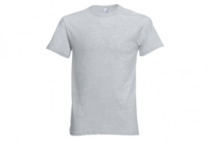 Fruit Of The Loom Original Full Cut T-Shirt (Heather Grey) - Size Large - © Copyright Zero One Airsoft