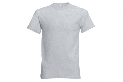 Fruit Of The Loom Original Full Cut T-Shirt (Heather Grey) - Size Small - &copy; Copyright Zero One Airsoft