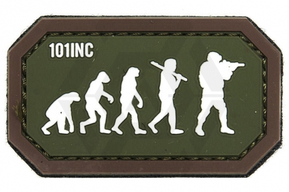 101 Inc PVC Velcro Patch "Airsoft Evolution" - &copy; Copyright Zero One Airsoft