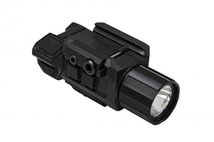 NCS Pistol Flashlight with Strobe & Green Laser - &copy; Copyright Zero One Airsoft