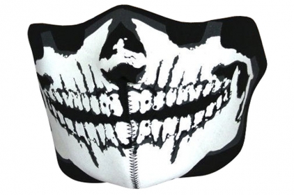 Viper 'Skull' Neoprene Half Face Mask - &copy; Copyright Zero One Airsoft