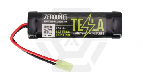 ZO Tesla Battery 9.6v 1600mAh NiMH (Mini) - &copy; Copyright Zero One Airsoft