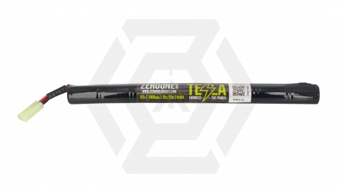 ZO Tesla Battery 9.6v 1600mAh NiMH (Stick) - &copy; Copyright Zero One Airsoft