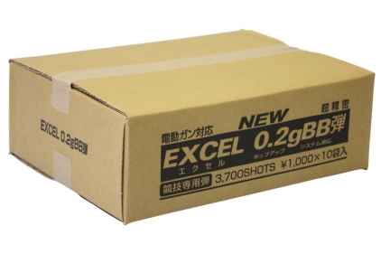 Excel BB 0.20g 3700rds Box of 10 (Bundle) © Copyright Zero One Airsoft