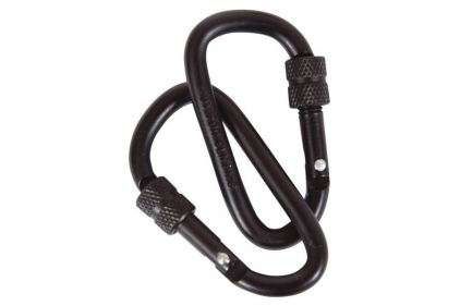 Web-Tex Locking Carabiner 6mm Set of 2 - &copy; Copyright Zero One Airsoft