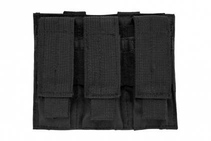 NCS VISM MOLLE Pistol Mag Pouch Triple (Black) © Copyright Zero One Airsoft